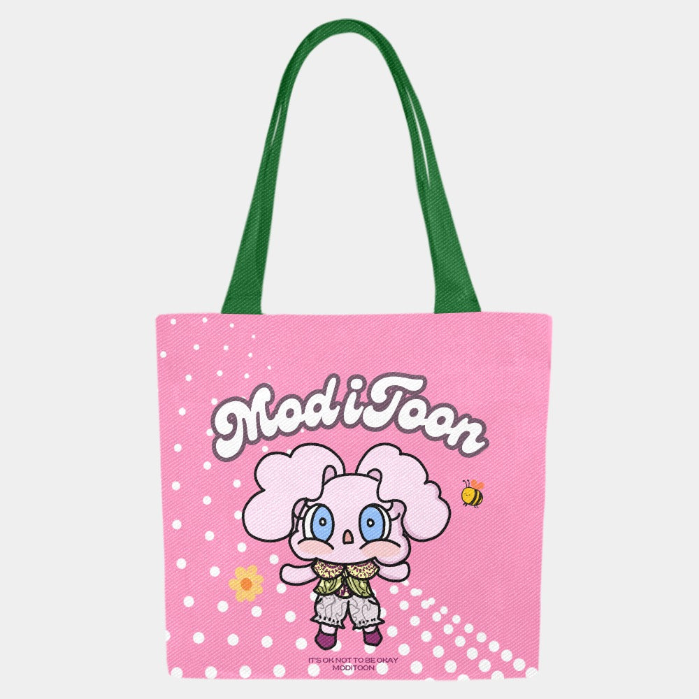 ModiToon Modi's Diary Canvas Eco-bag Ensemble de 4 | 모디툰 모디의 다이어리 에코백 4종 세트