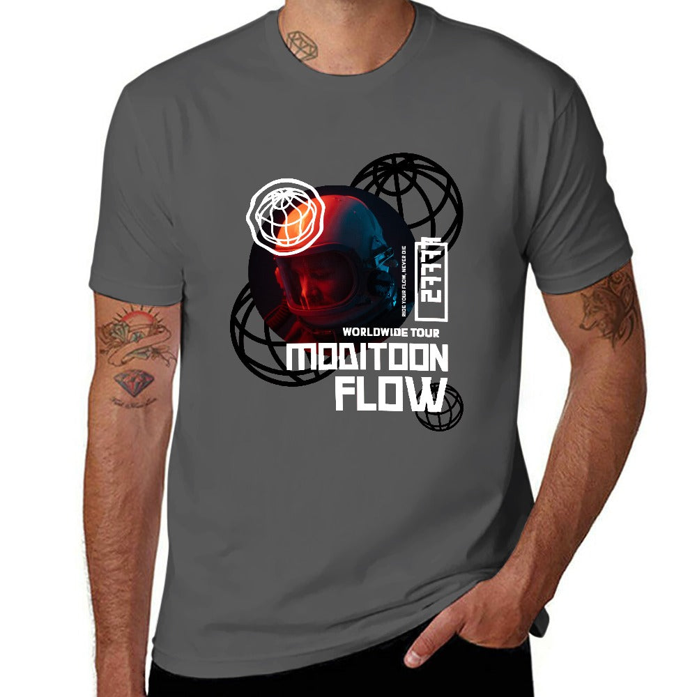 ModiToon FLOW Men's Short Sleeve T-shirt | 모디툰 플로우 남성 티셔츠