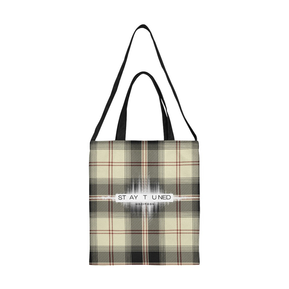 ModiToon Staytuned Check Ecobag Two way 모디툰 스테이튠드 체크 투웨이 에코백