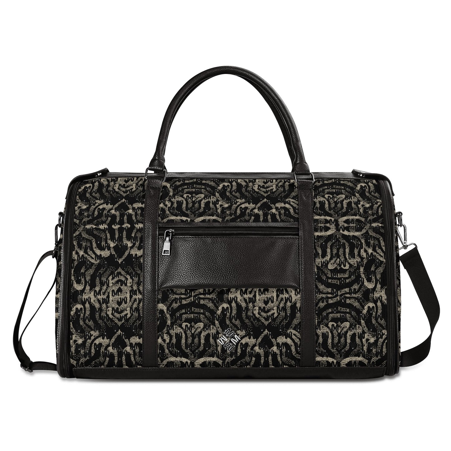 Black ModiToon SAN Unisex Travel Duffle Bag | 블랙 모디툰 남녀공용 여행가방