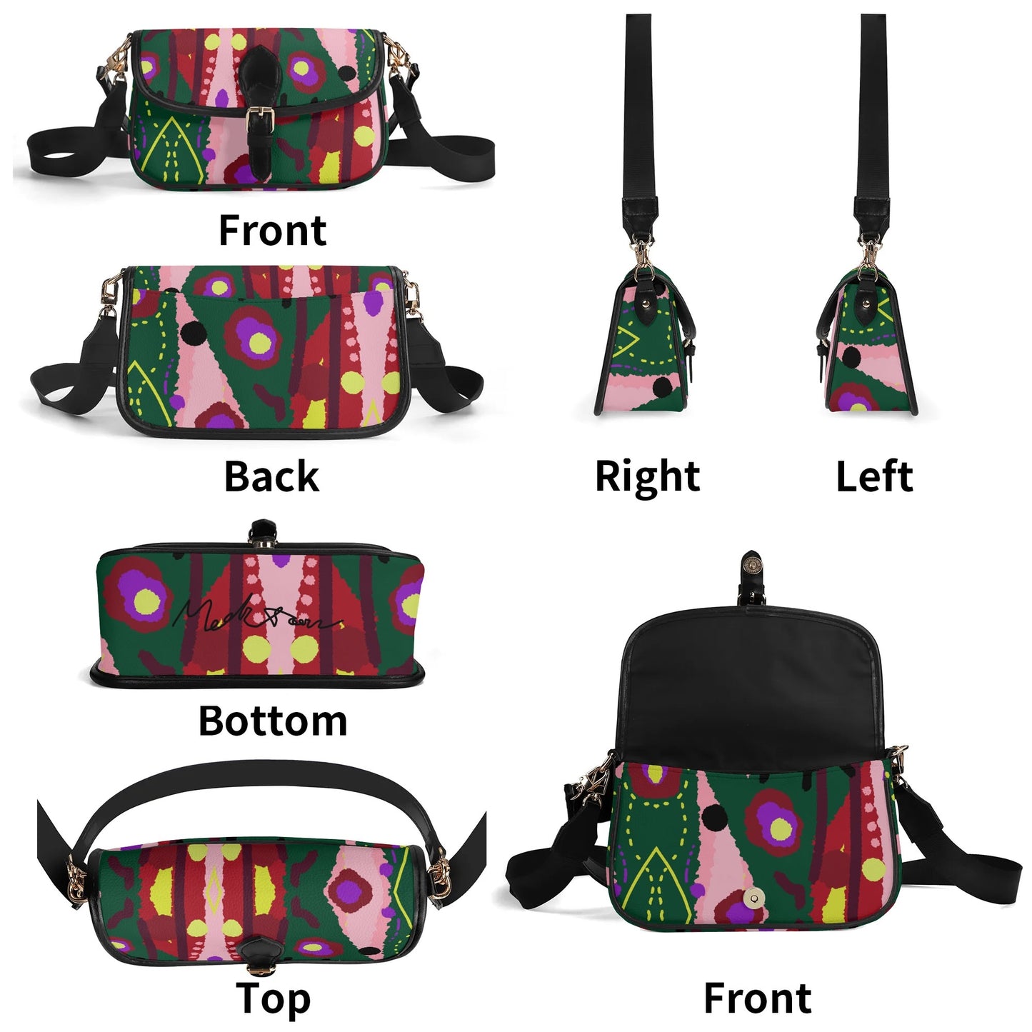 ModiToon BloomYourDay Crossbody Bag | 모디툰 피우리 바게트백