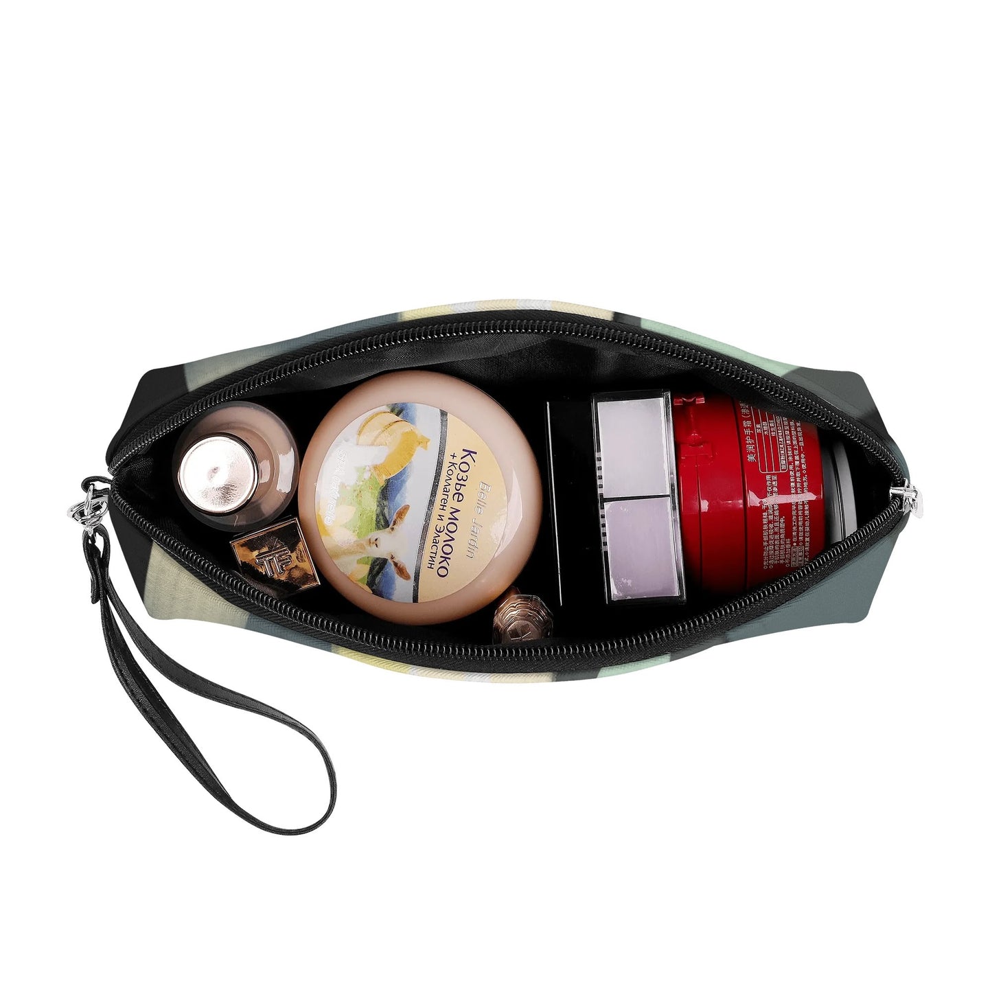 ModiToon Sac à cosmétiques incurvé HandleBag | 모디툰 대용량 파우치 핸들백
