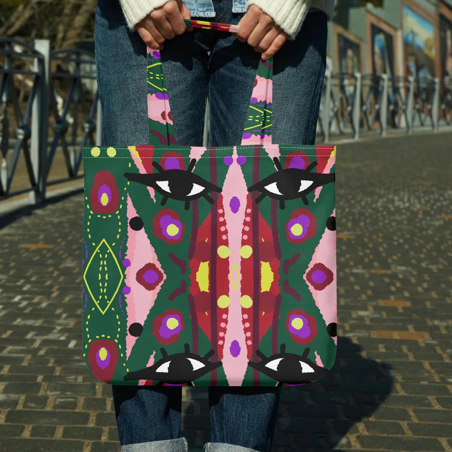 ModiToon Bloom Your Day Eco-bag | 모디툰 피우리 에코백