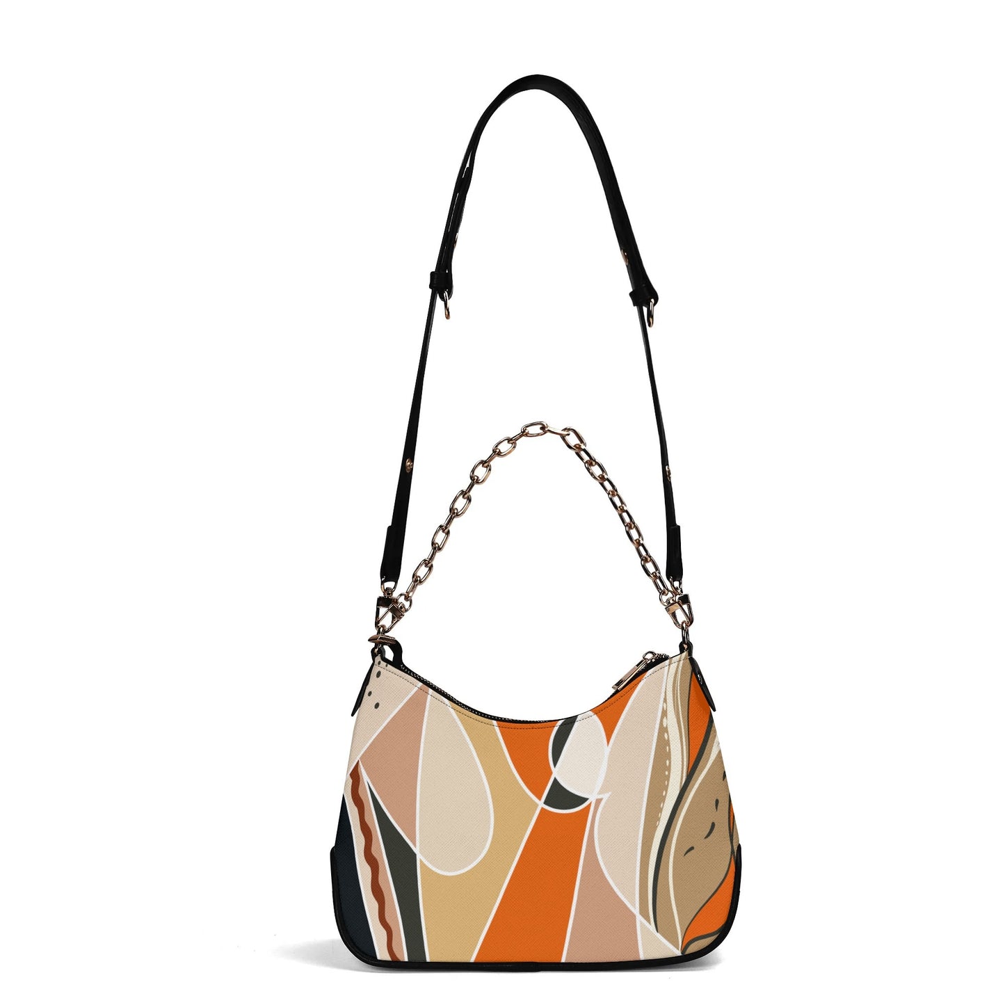 ModiToon Bloom Your Day Twill Faux Leather Chain Shoulder Bag | 모디툰 피우리 체인숄더백