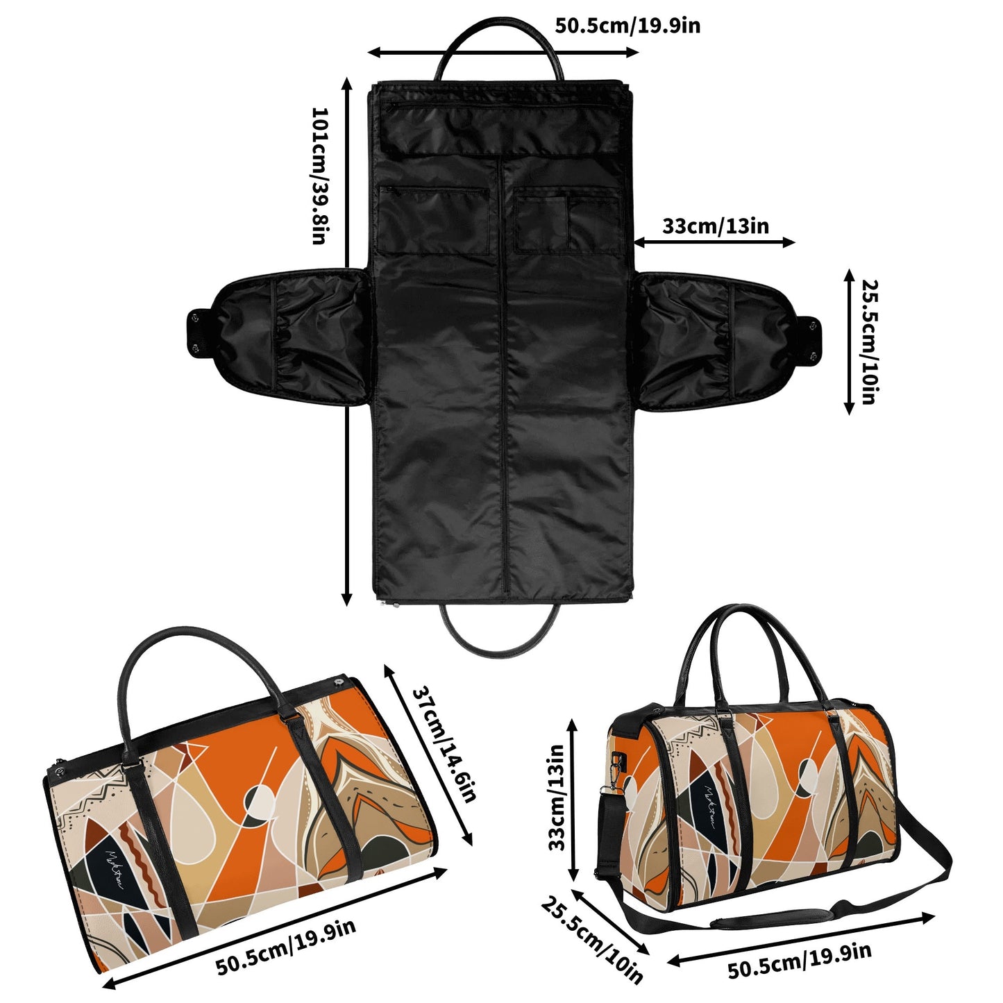 ModiToon BloomYourDay Unisex Travel Duffle Bag | 모디툰 피우리 남녀공용 여행가방