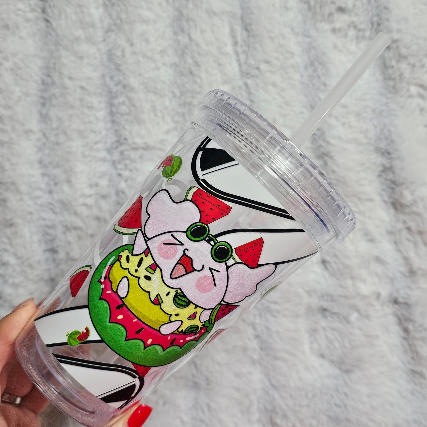 ModiToon WaterMelon Tumbler | 모디툰 깜찍 수박 모디 텀블러