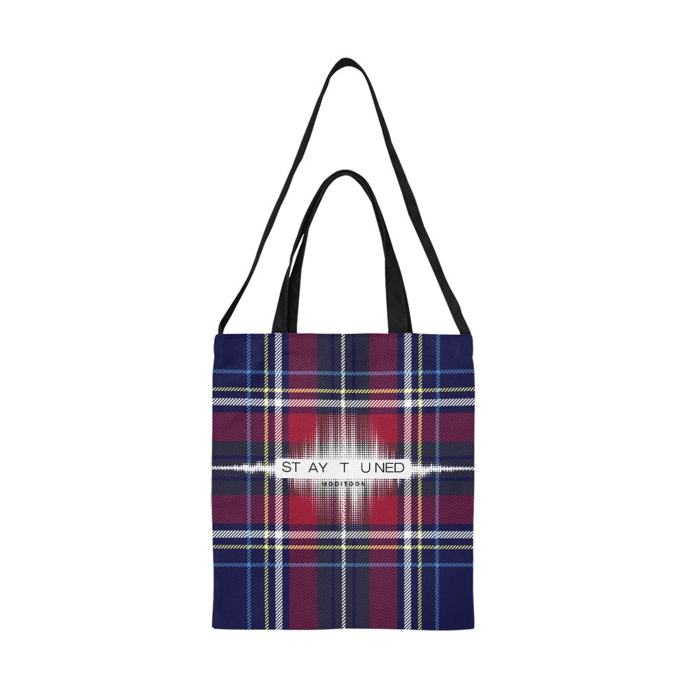 ModiToon Staytuned Check Ecobag Two way 모디툰 스테이튠드 체크 투웨이 에코백