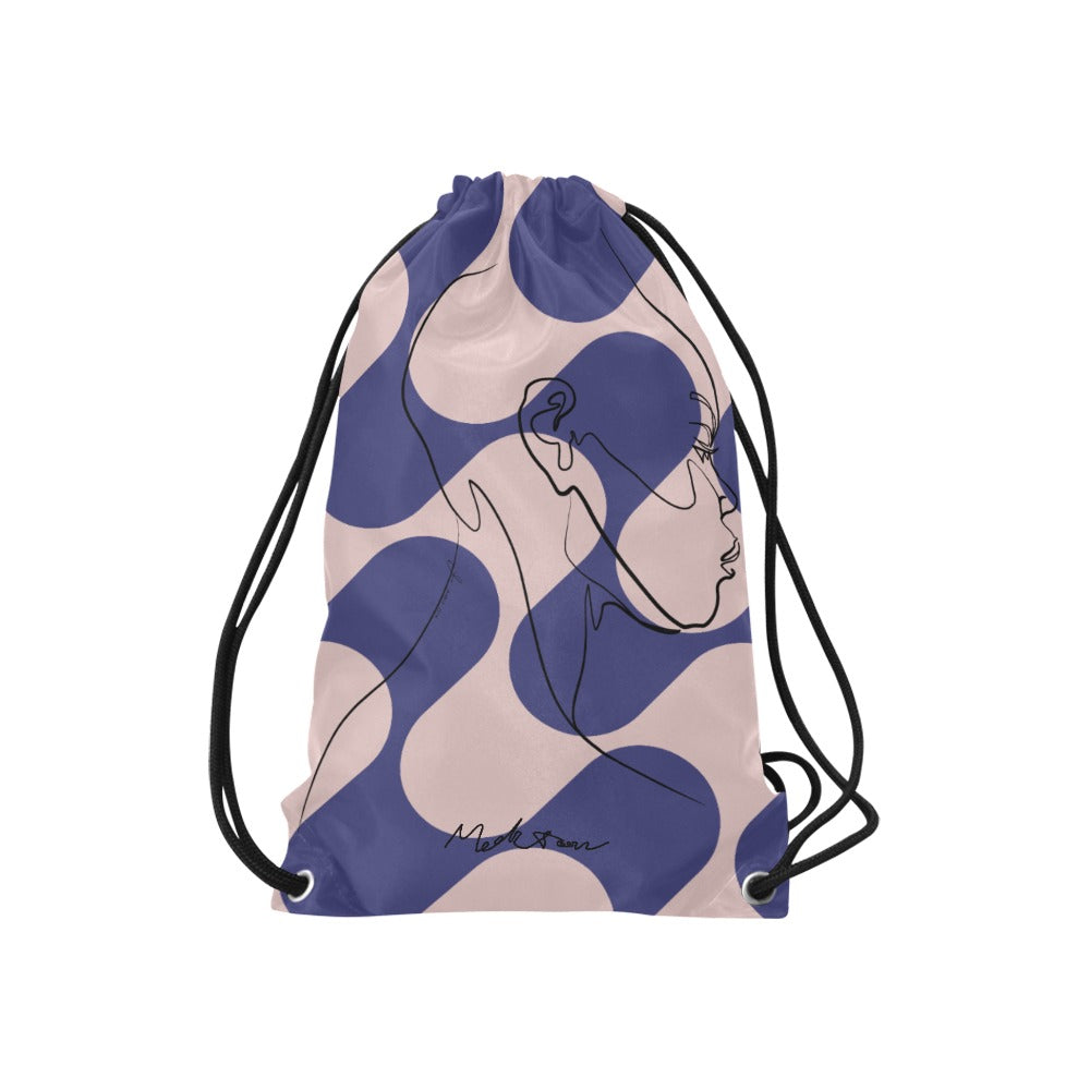 ModiToon Thinker Drawstring Bags S | 모디툰 생각하는 사람 드로우스트링 백