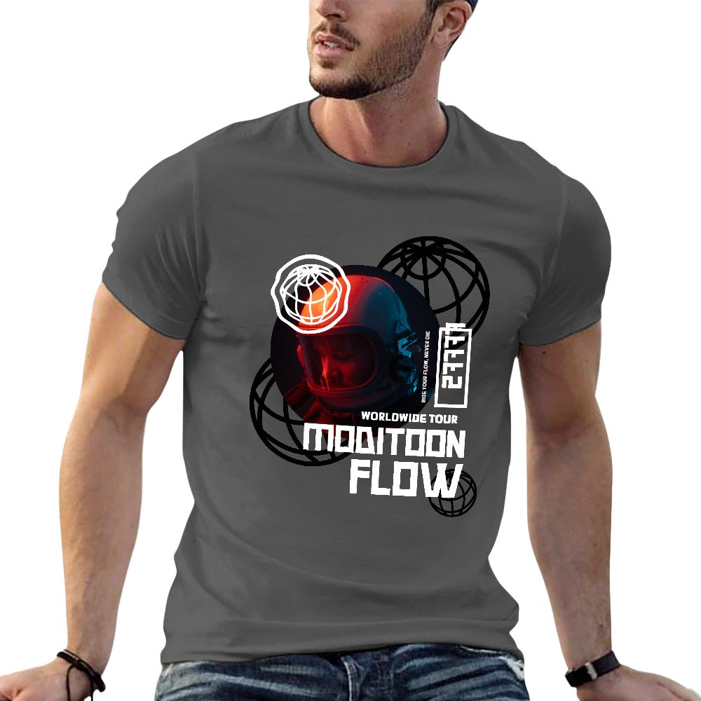 ModiToon FLOW Men's Short Sleeve T-shirt | 모디툰 플로우 남성 티셔츠