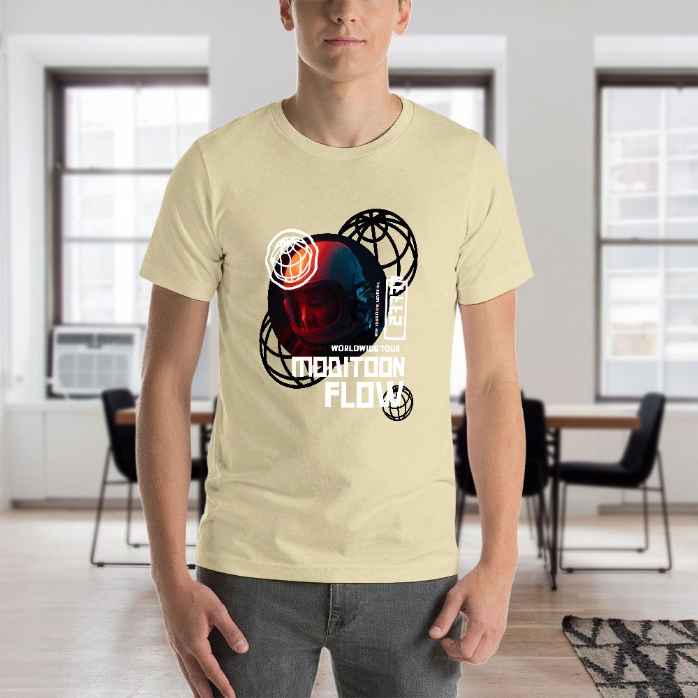 ModiToon FLOW Men's Short Sleeve T-shirt | 모디툰 플로우 남성 티셔츠