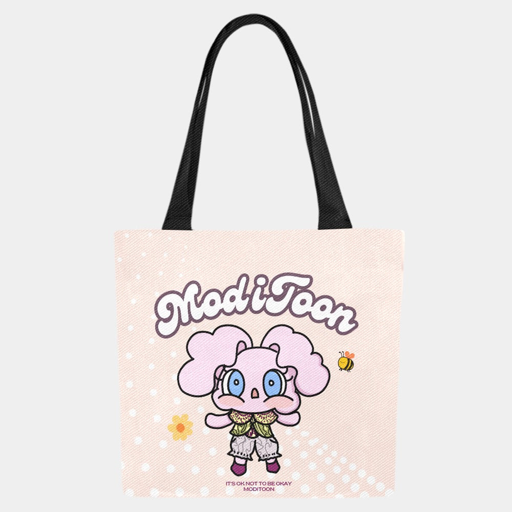 ModiToon Modi's Diary Canvas Eco-bag Ensemble de 4 | 모디툰 모디의 다이어리 에코백 4종 세트