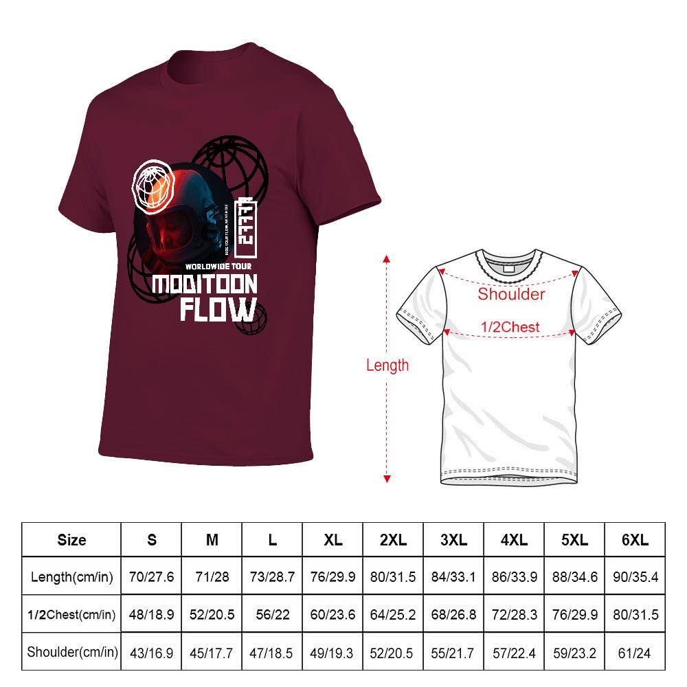 ModiToon FLOW Men's Short Sleeve T-shirt | 모디툰 플로우 남성 티셔츠