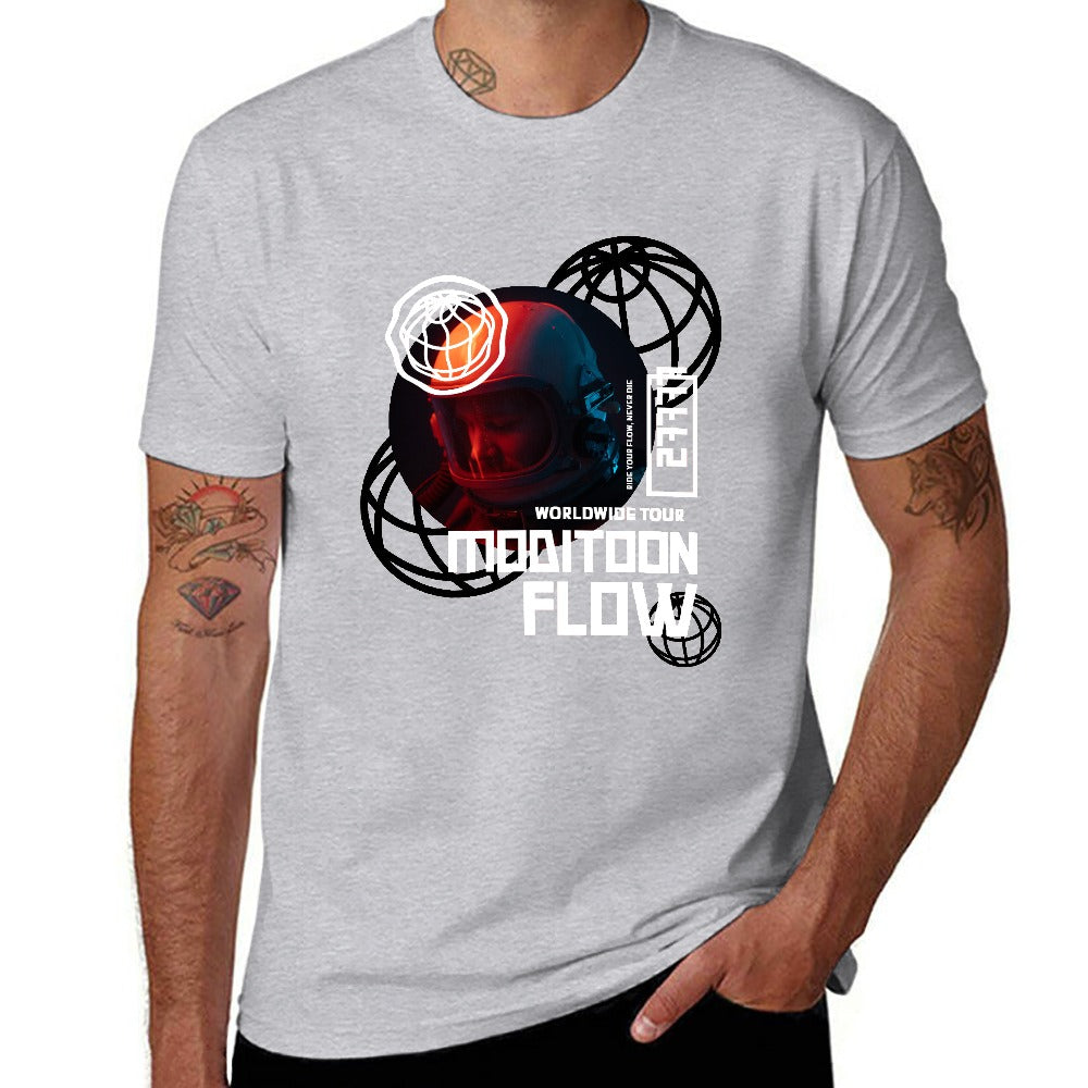 ModiToon FLOW Men's Short Sleeve T-shirt | 모디툰 플로우 남성 티셔츠