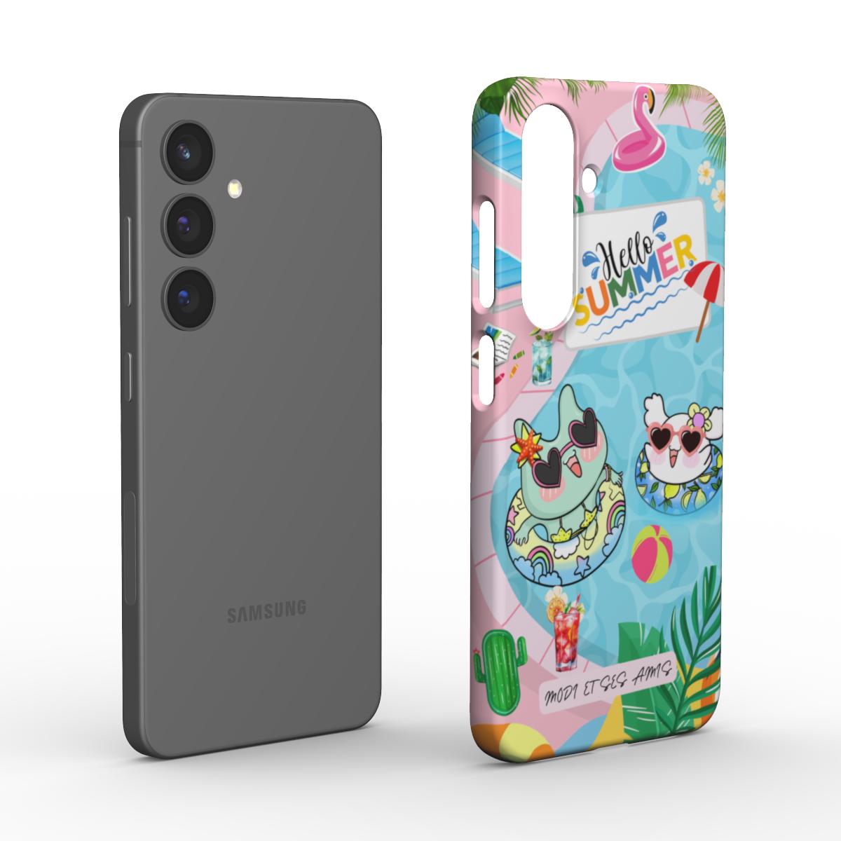 ModiToon Watermelon vacance Snap Phone Case | 모디툰 바캉스 스냅 폰케이스