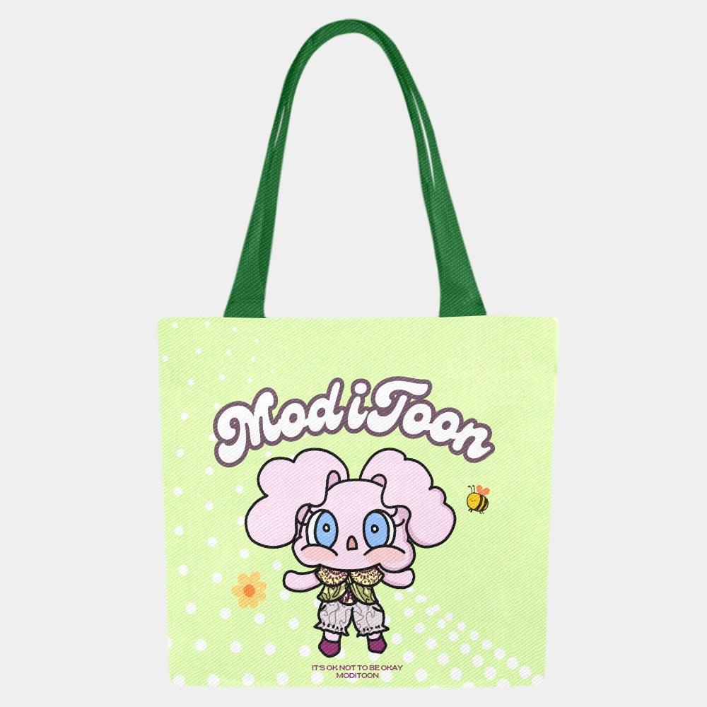 ModiToon Modi's Diary Canvas Eco-bag Ensemble de 4 | 모디툰 모디의 다이어리 에코백 4종 세트