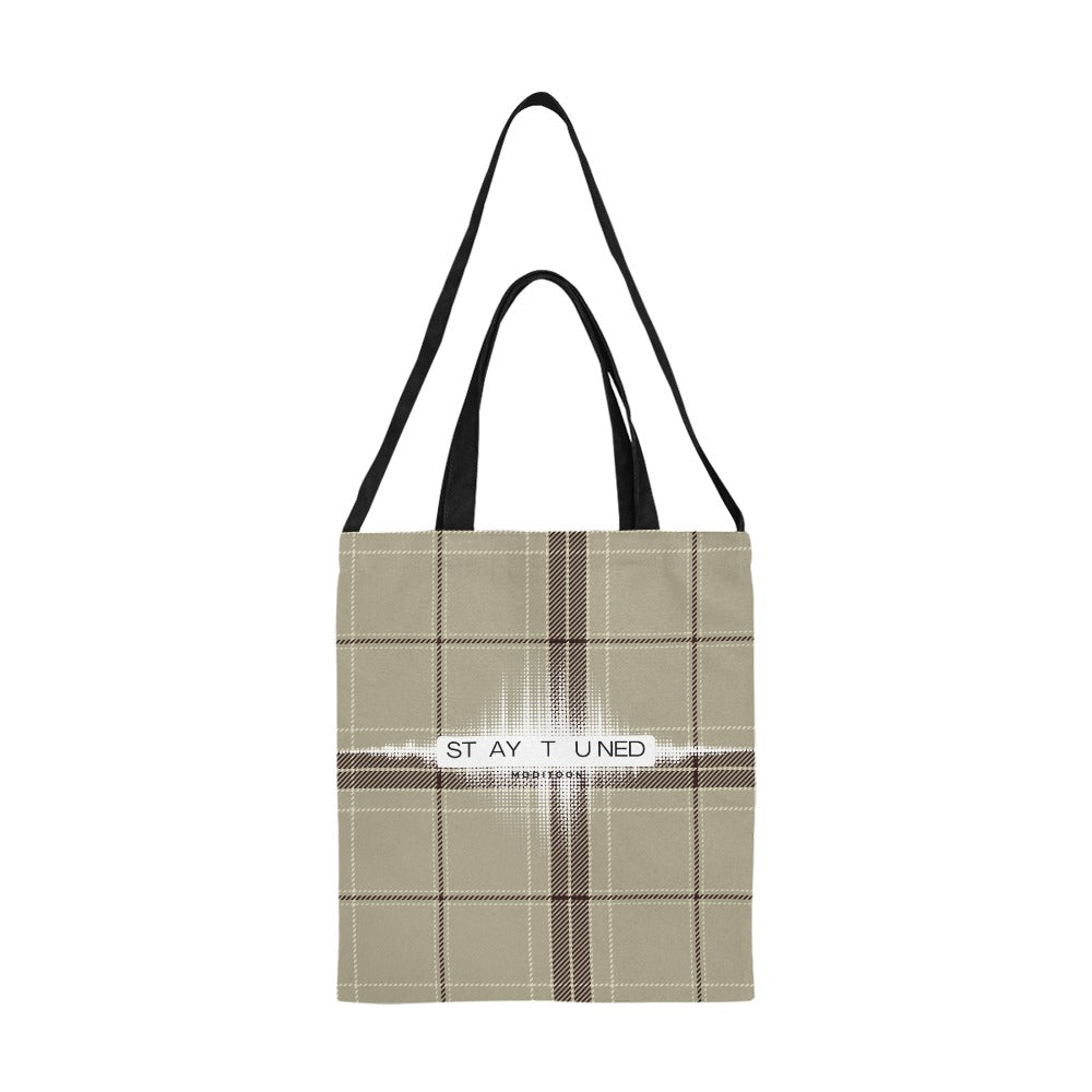 ModiToon Staytuned Check Ecobag Two way 모디툰 스테이튠드 체크 투웨이 에코백