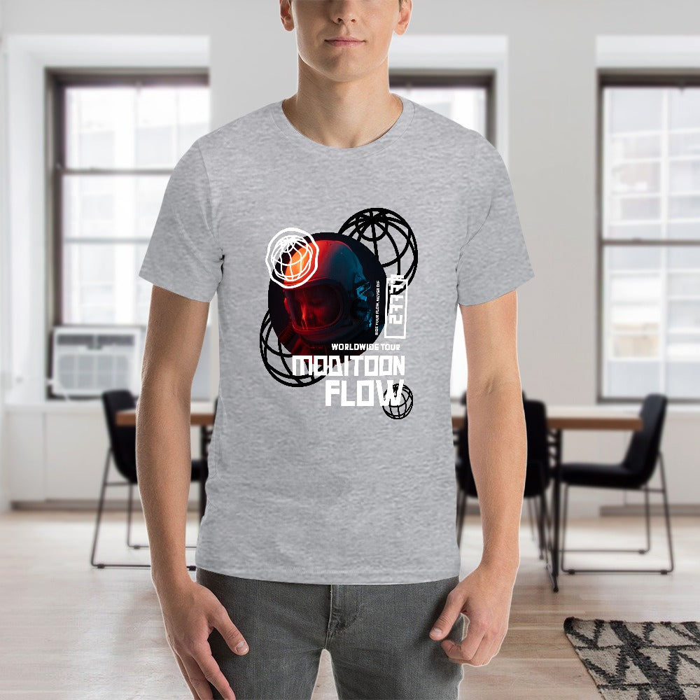 ModiToon FLOW Men's Short Sleeve T-shirt | 모디툰 플로우 남성 티셔츠