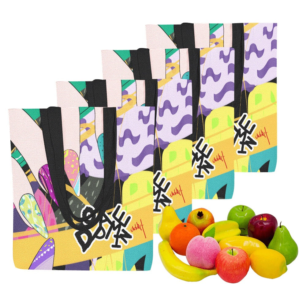 Dopamine Addict Canvas Eco-Bag 4 Sets | 도파민어딕트 캔버스 에코백 4종세트