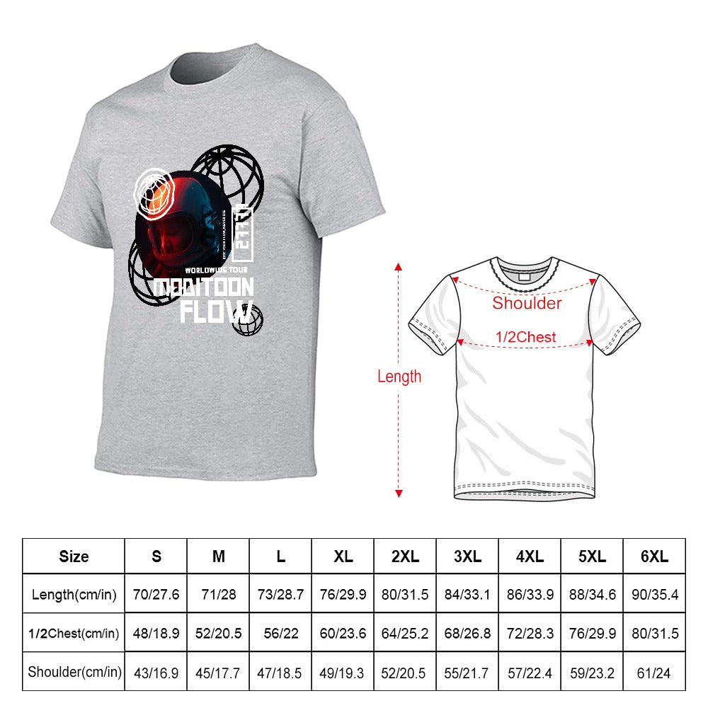 ModiToon FLOW Men's Short Sleeve T-shirt | 모디툰 플로우 남성 티셔츠