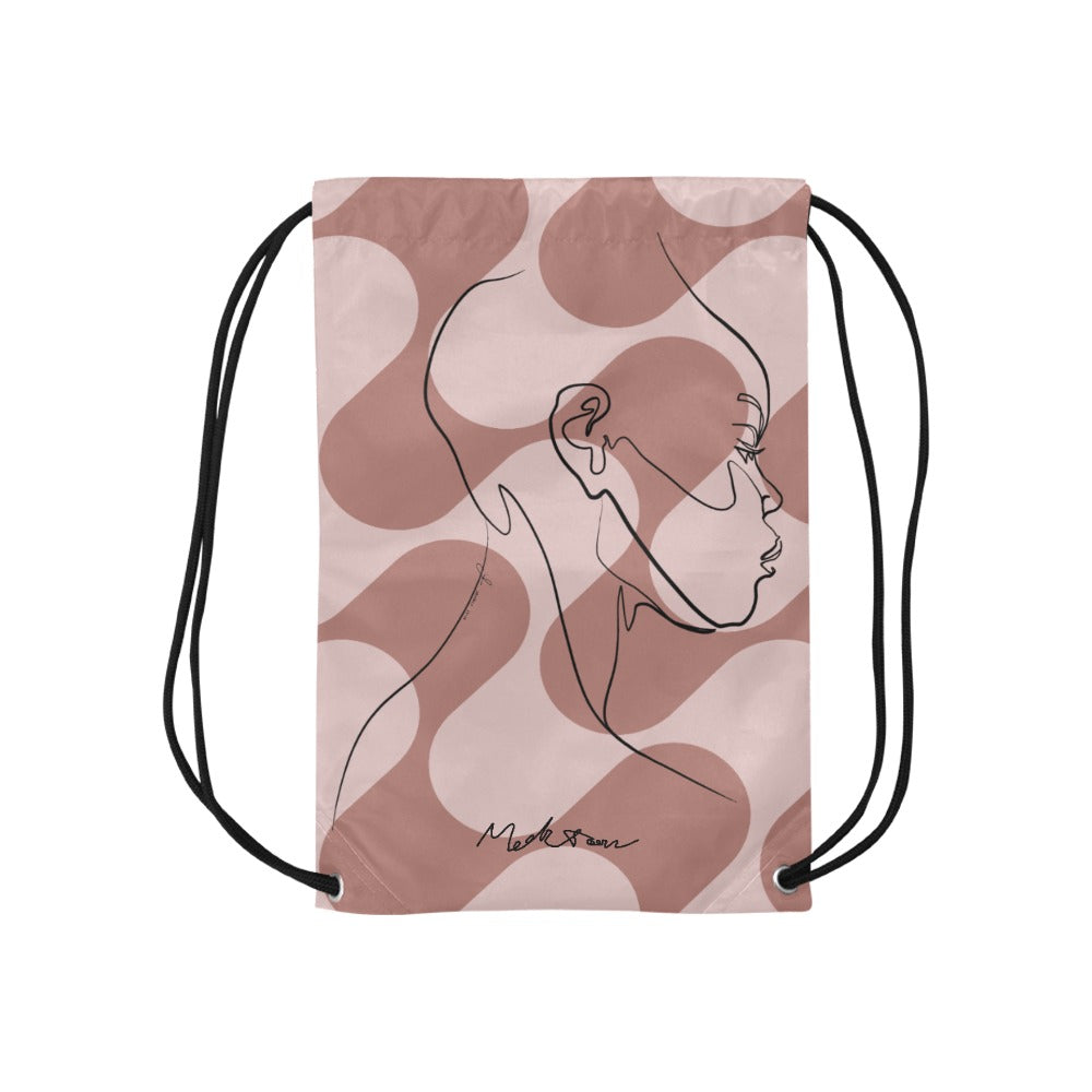ModiToon Thinker Drawstring Bags S | 모디툰 생각하는 사람 드로우스트링 백
