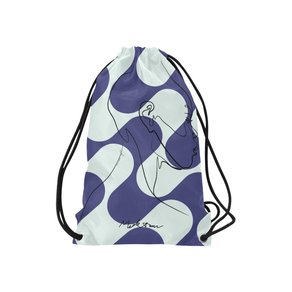 ModiToon Thinker Drawstring Bags S | 모디툰 생각하는 사람 드로우스트링 백