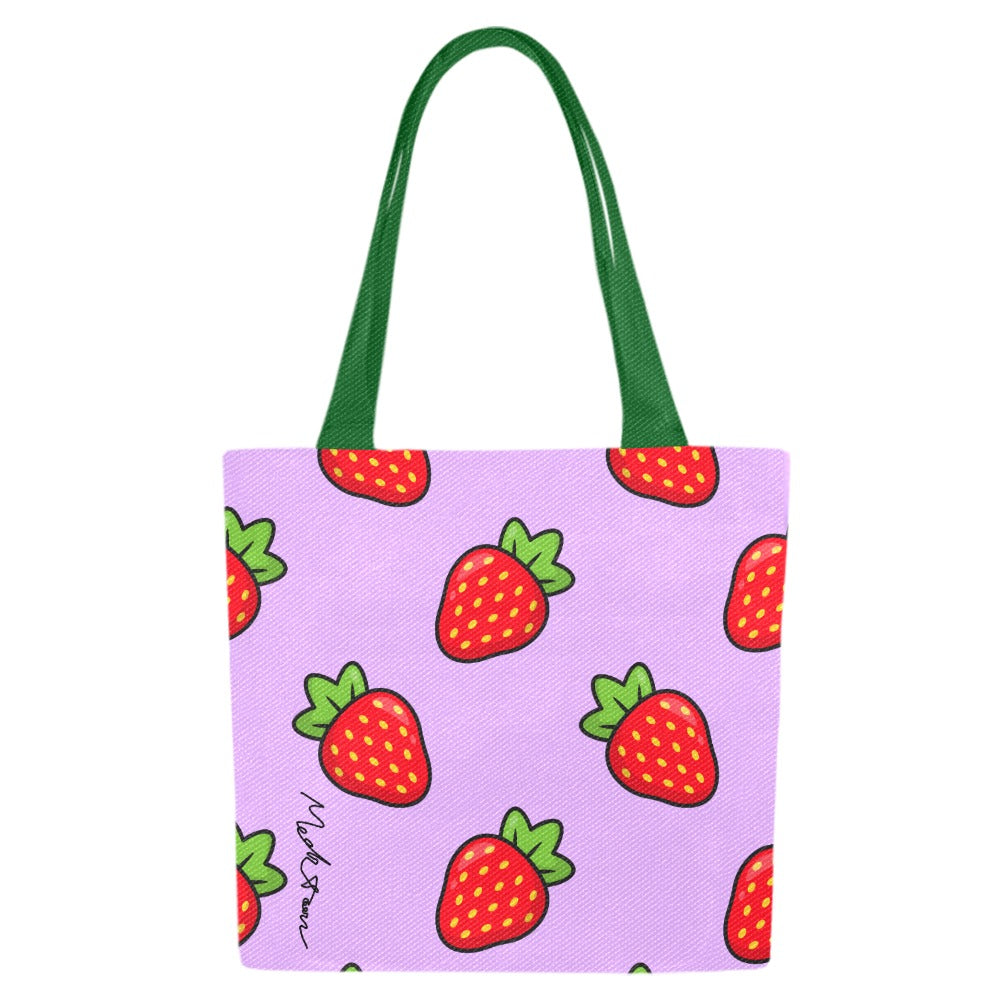 ModiToon Modi's Diary Strawberry Dream Canvas Eco-bag Ensemble de 4 | 모디툰 모디의 다이어리 스트로베리 드림 에코백 4종 세트