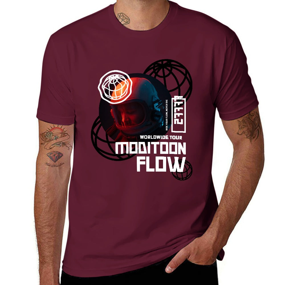 ModiToon FLOW Men's Short Sleeve T-shirt | 모디툰 플로우 남성 티셔츠