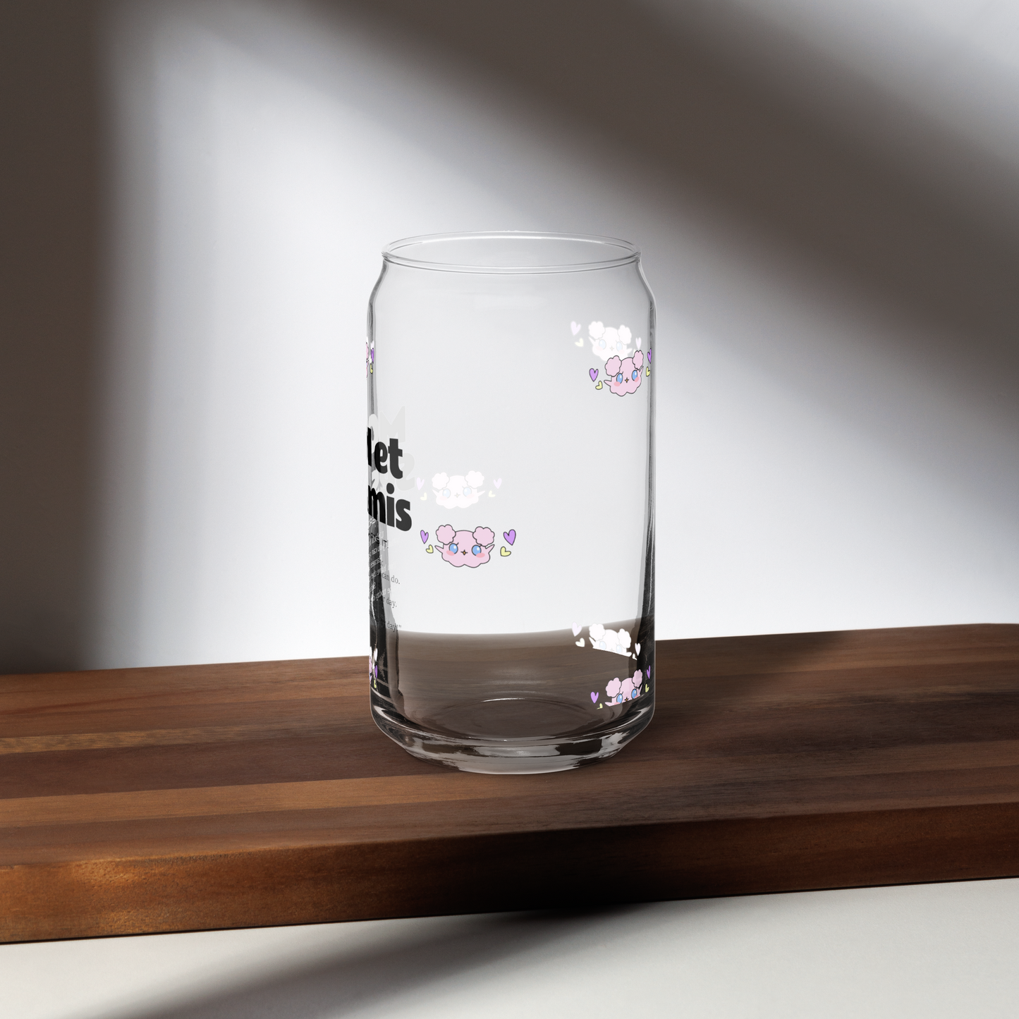 ModiToon Glass Cup | 모디툰 모디와 친구들 투명 유리컵