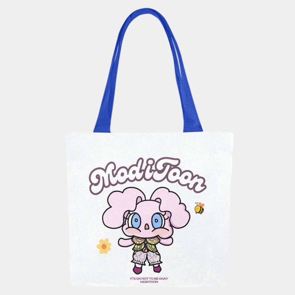 ModiToon Modi's Diary Canvas Eco-bag Ensemble de 4 | 모디툰 모디의 다이어리 에코백 4종 세트