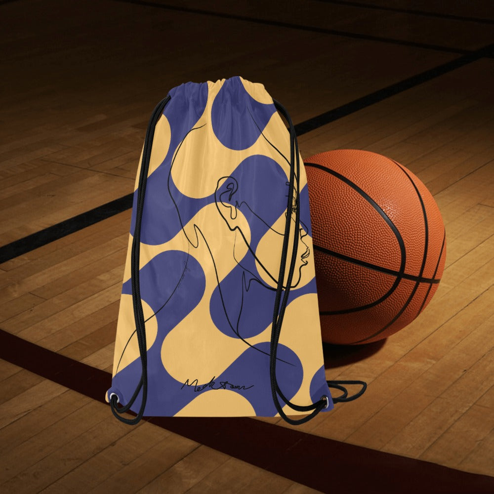 ModiToon Thinker Drawstring Bags S | 모디툰 생각하는 사람 드로우스트링 백