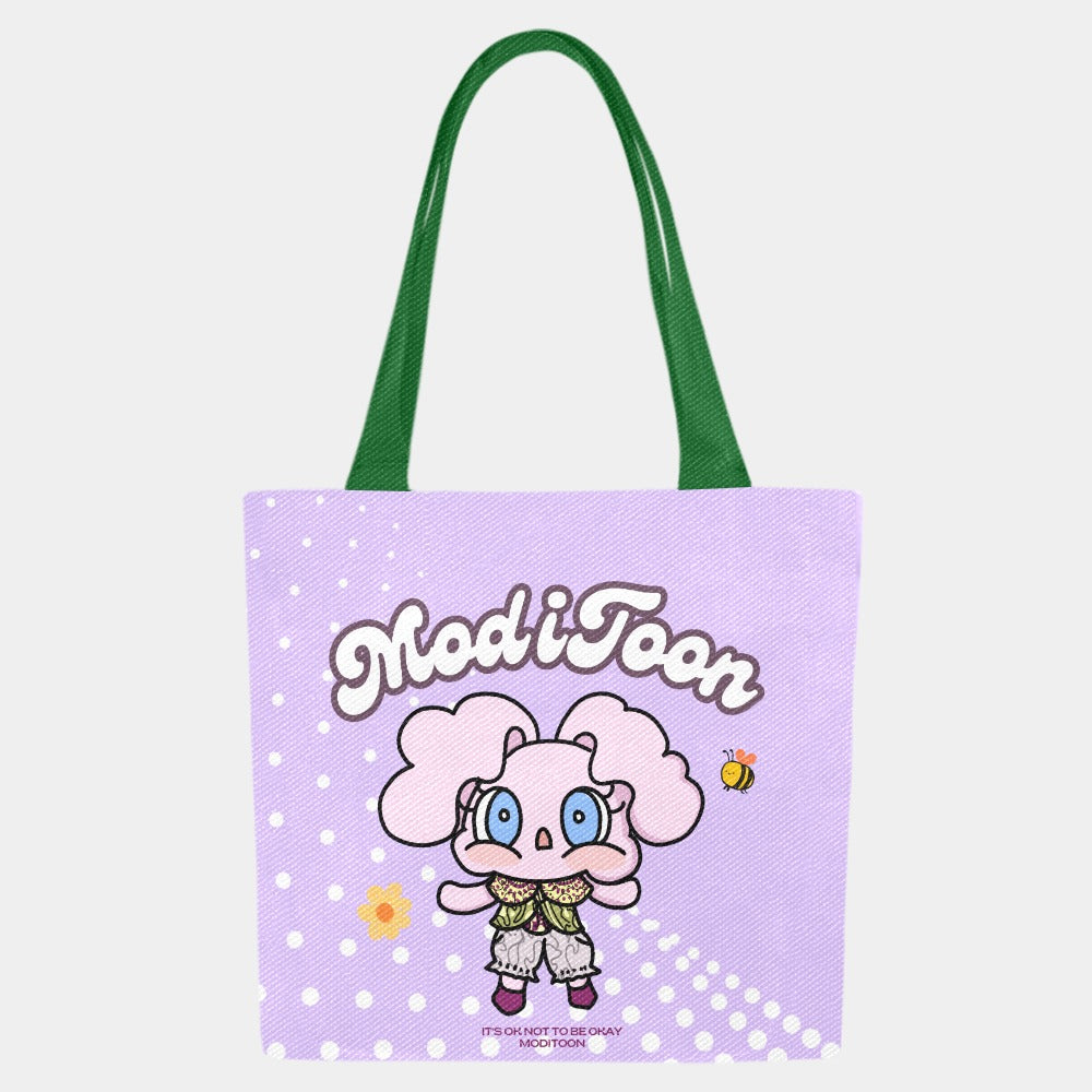 ModiToon Modi's Diary Canvas Eco-bag Ensemble de 4 | 모디툰 모디의 다이어리 에코백 4종 세트