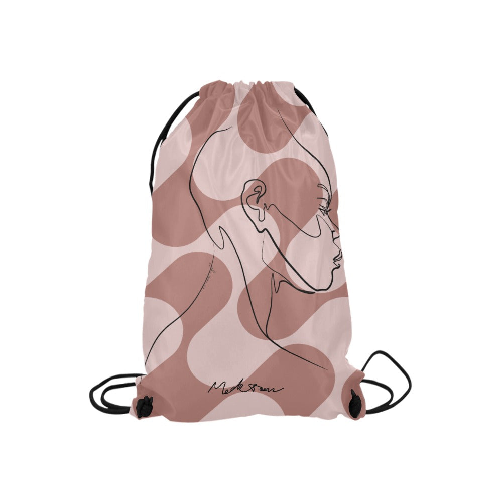 ModiToon Thinker Drawstring Bags S | 모디툰 생각하는 사람 드로우스트링 백