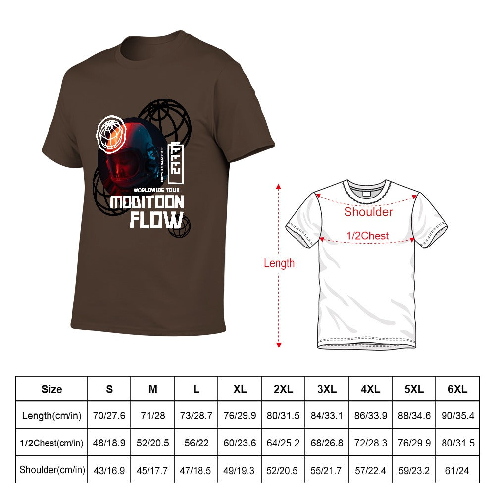 ModiToon FLOW Men's Short Sleeve T-shirt | 모디툰 플로우 남성 티셔츠