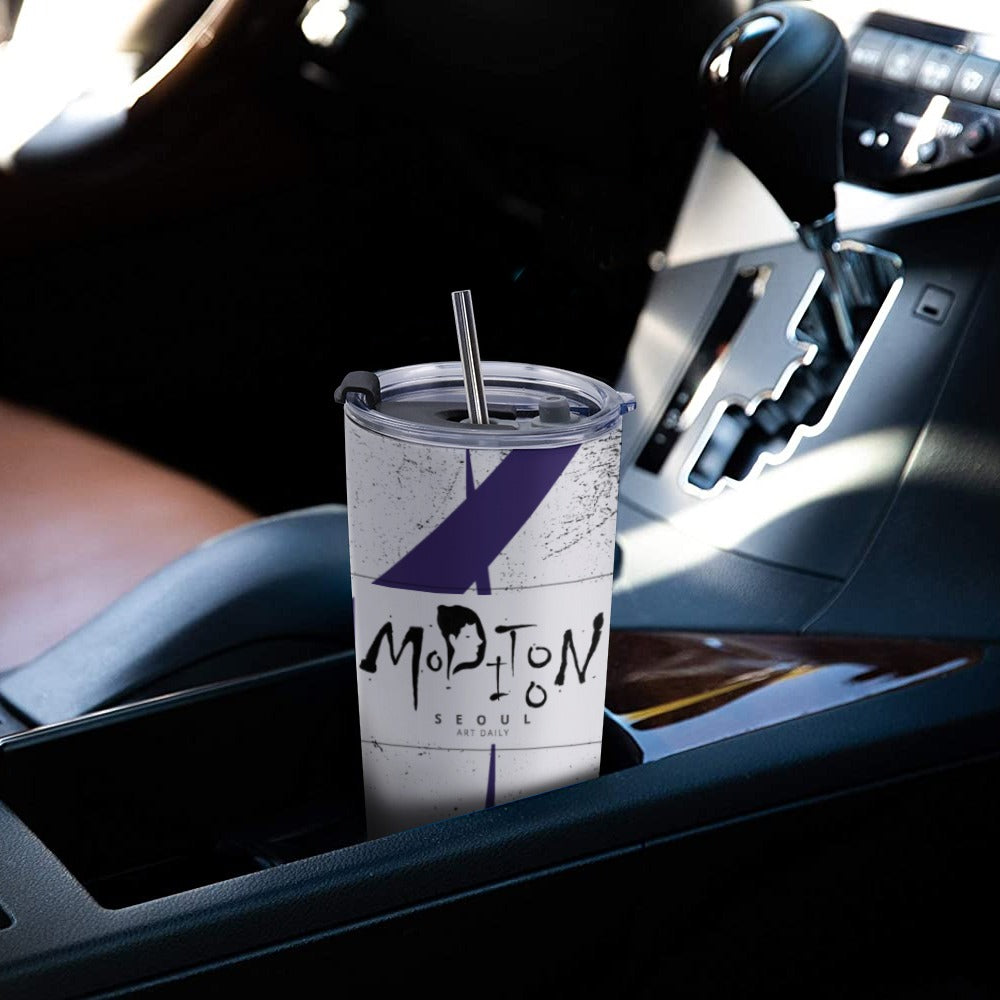 ModiToon Freewheeling Purple Flow Tumbler | 모디툰 퍼플 프리 플로우 텀블러