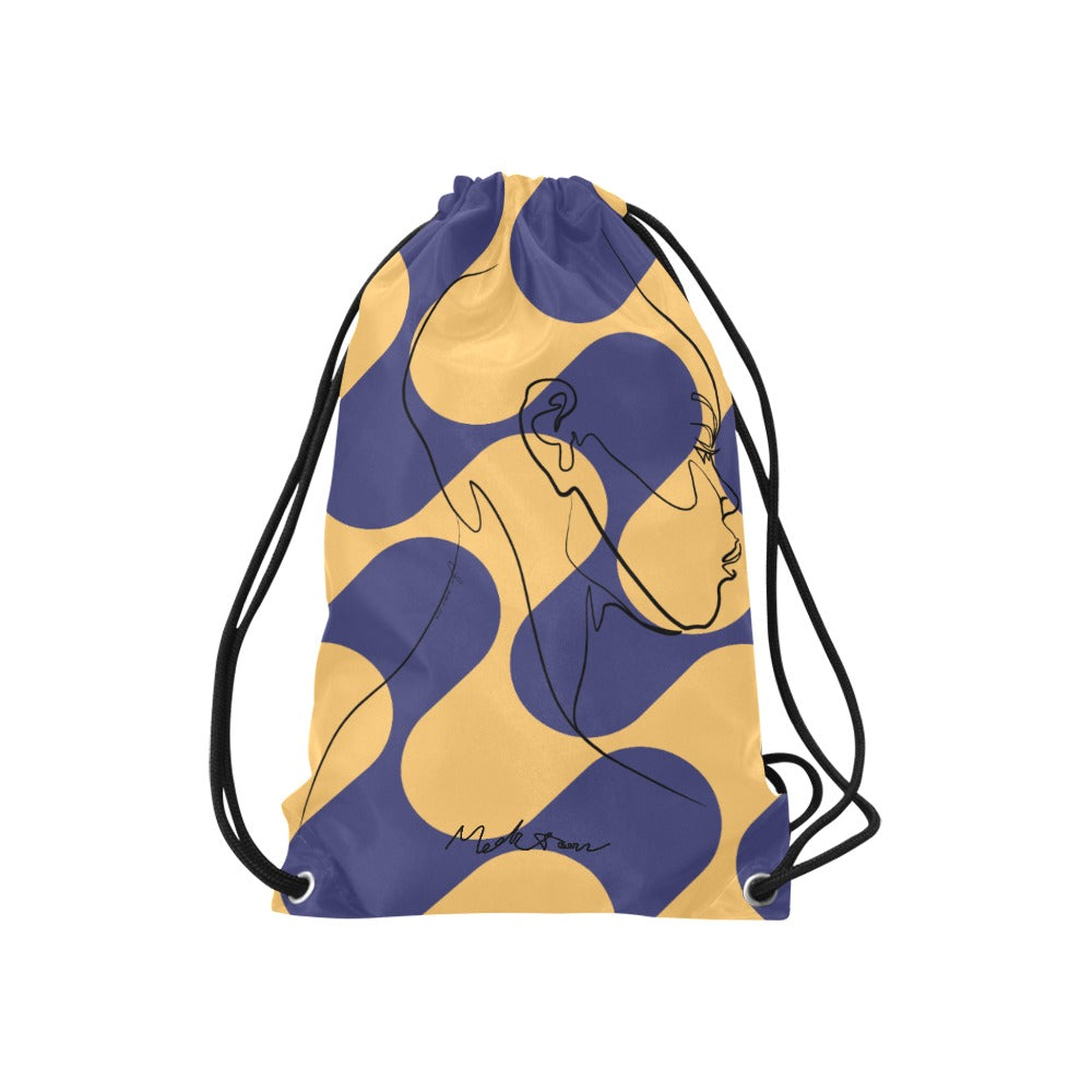 ModiToon Thinker Drawstring Bags S | 모디툰 생각하는 사람 드로우스트링 백