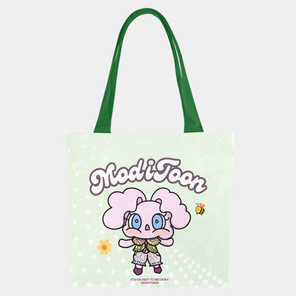 ModiToon Modi's Diary Canvas Eco-bag Ensemble de 4 | 모디툰 모디의 다이어리 에코백 4종 세트
