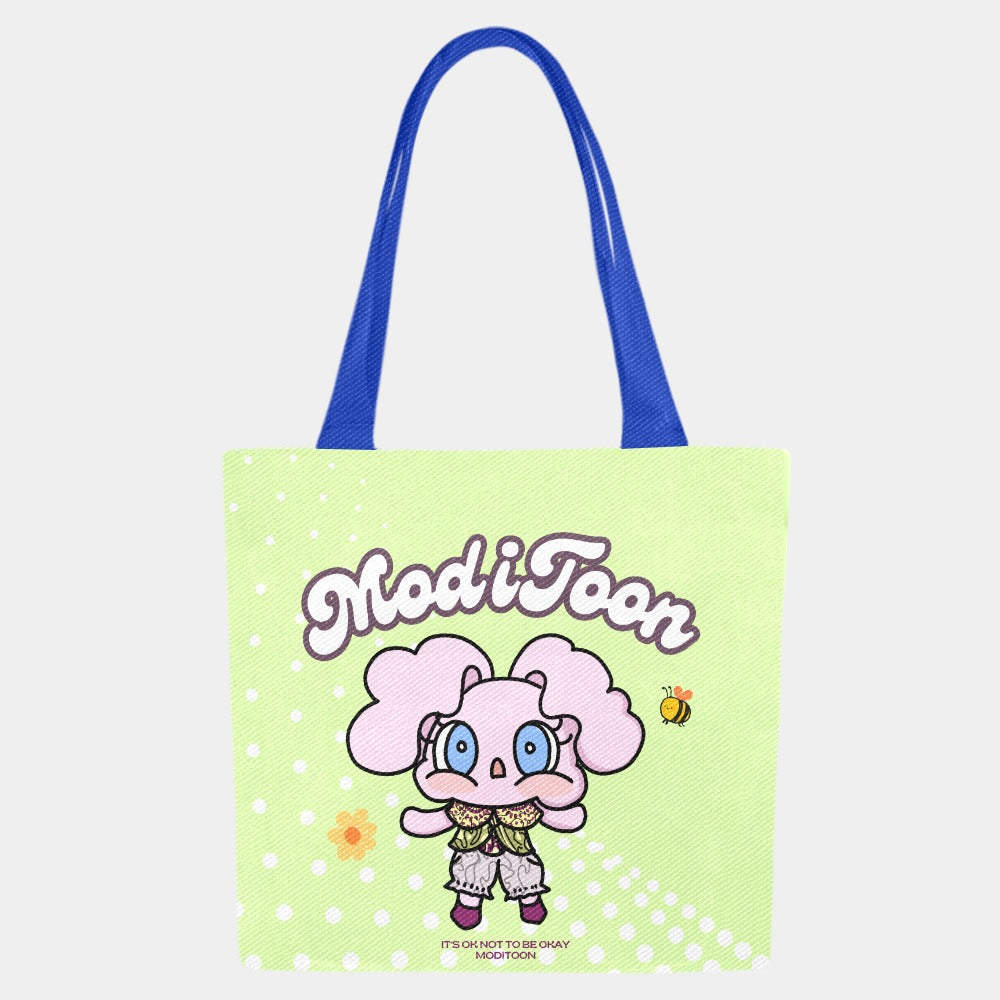 ModiToon Modi's Diary Canvas Eco-bag Ensemble de 4 | 모디툰 모디의 다이어리 에코백 4종 세트