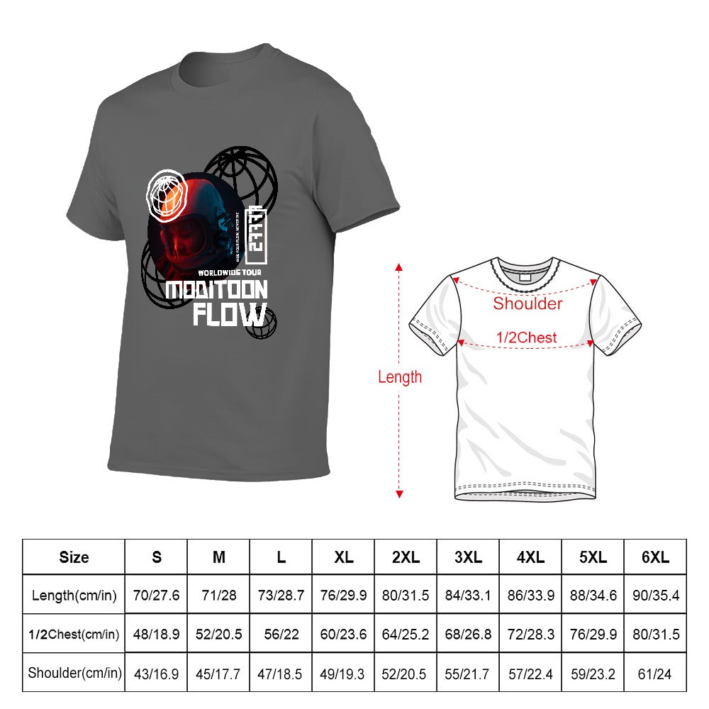ModiToon FLOW Men's Short Sleeve T-shirt | 모디툰 플로우 남성 티셔츠