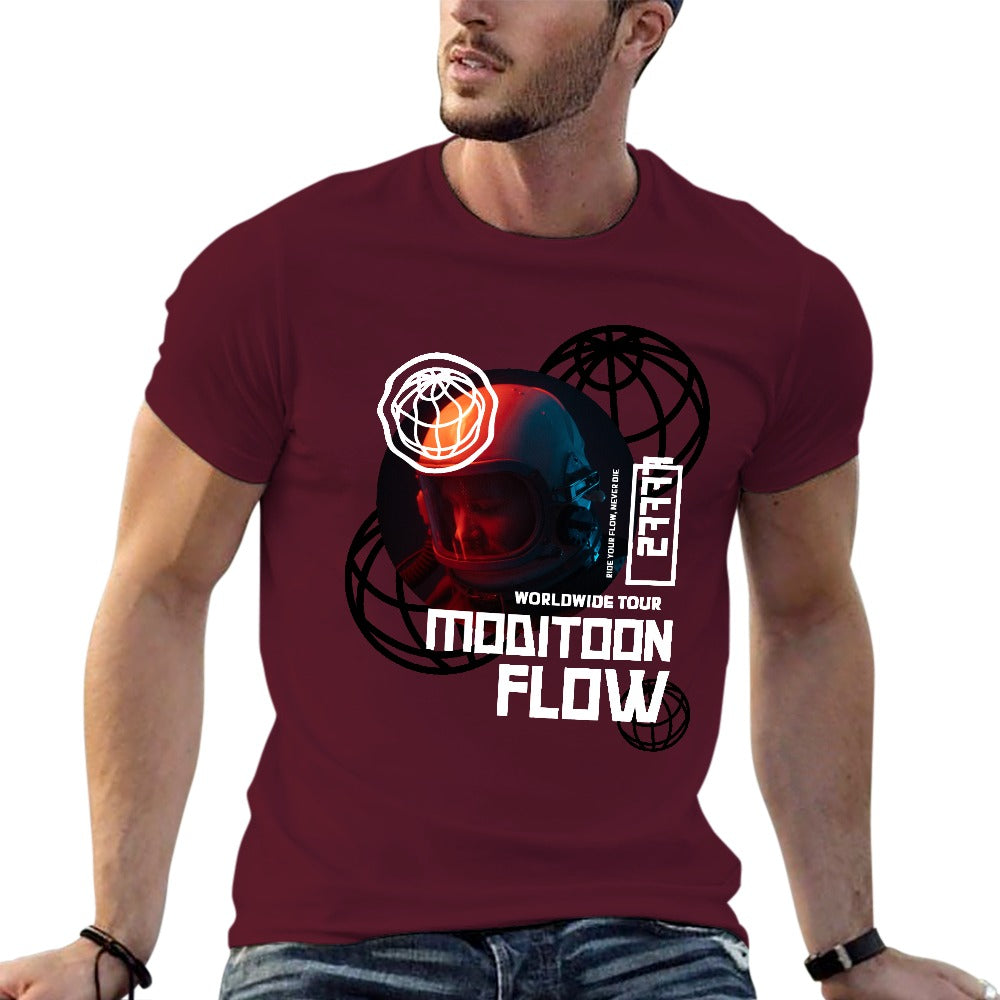 ModiToon FLOW Men's Short Sleeve T-shirt | 모디툰 플로우 남성 티셔츠