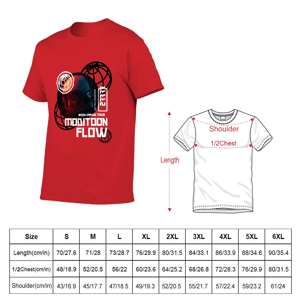 ModiToon FLOW Men's Short Sleeve T-shirt | 모디툰 플로우 남성 티셔츠