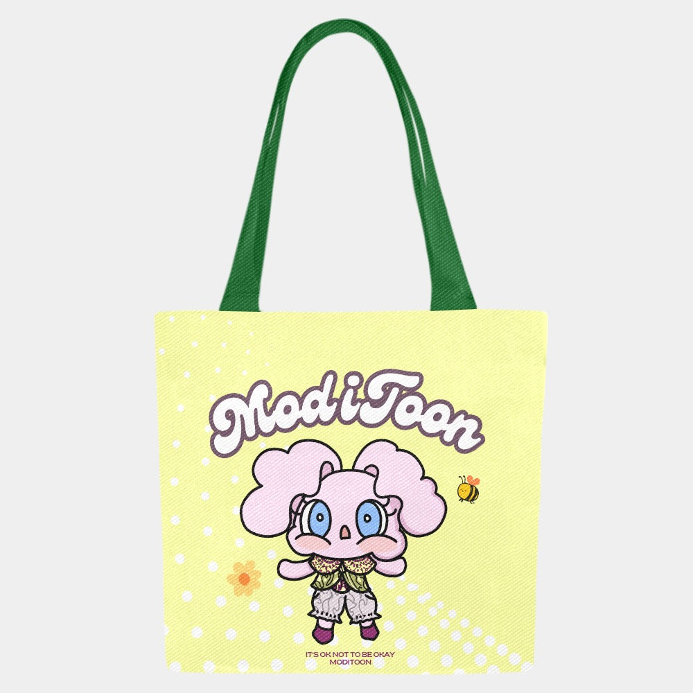 ModiToon Modi's Diary Canvas Eco-bag Ensemble de 4 | 모디툰 모디의 다이어리 에코백 4종 세트