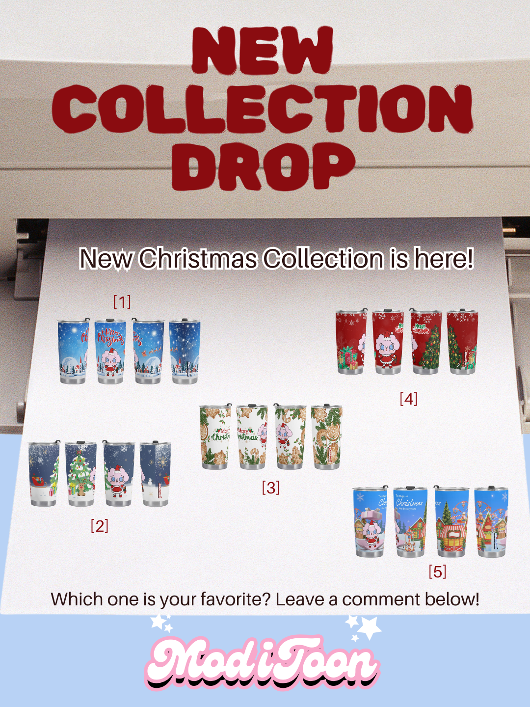 ModiToon 2025 Christmas Edition Just arrived! ✨⭐⭐