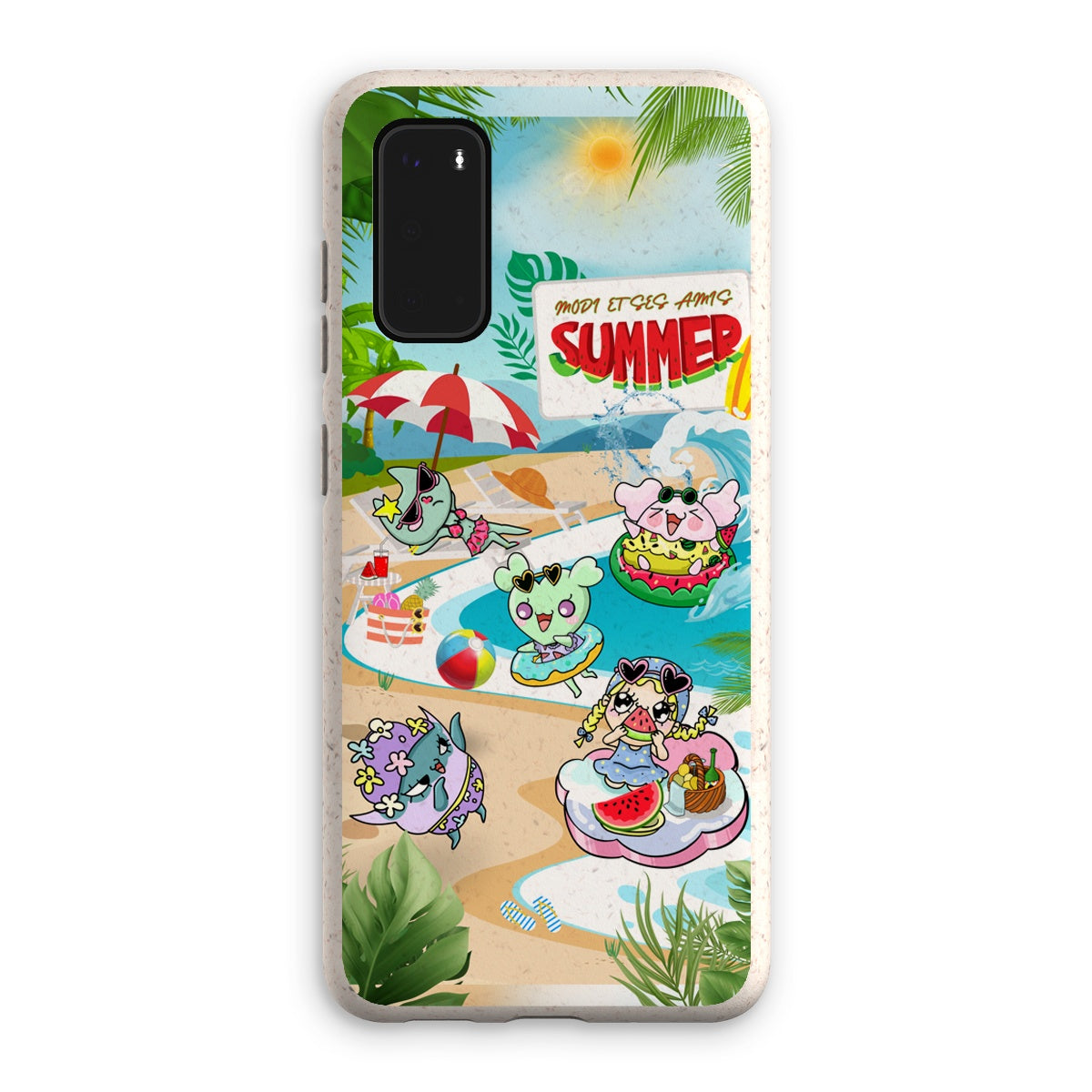 Watermelon vacance Modi et Ses Amis Eco Phone Case