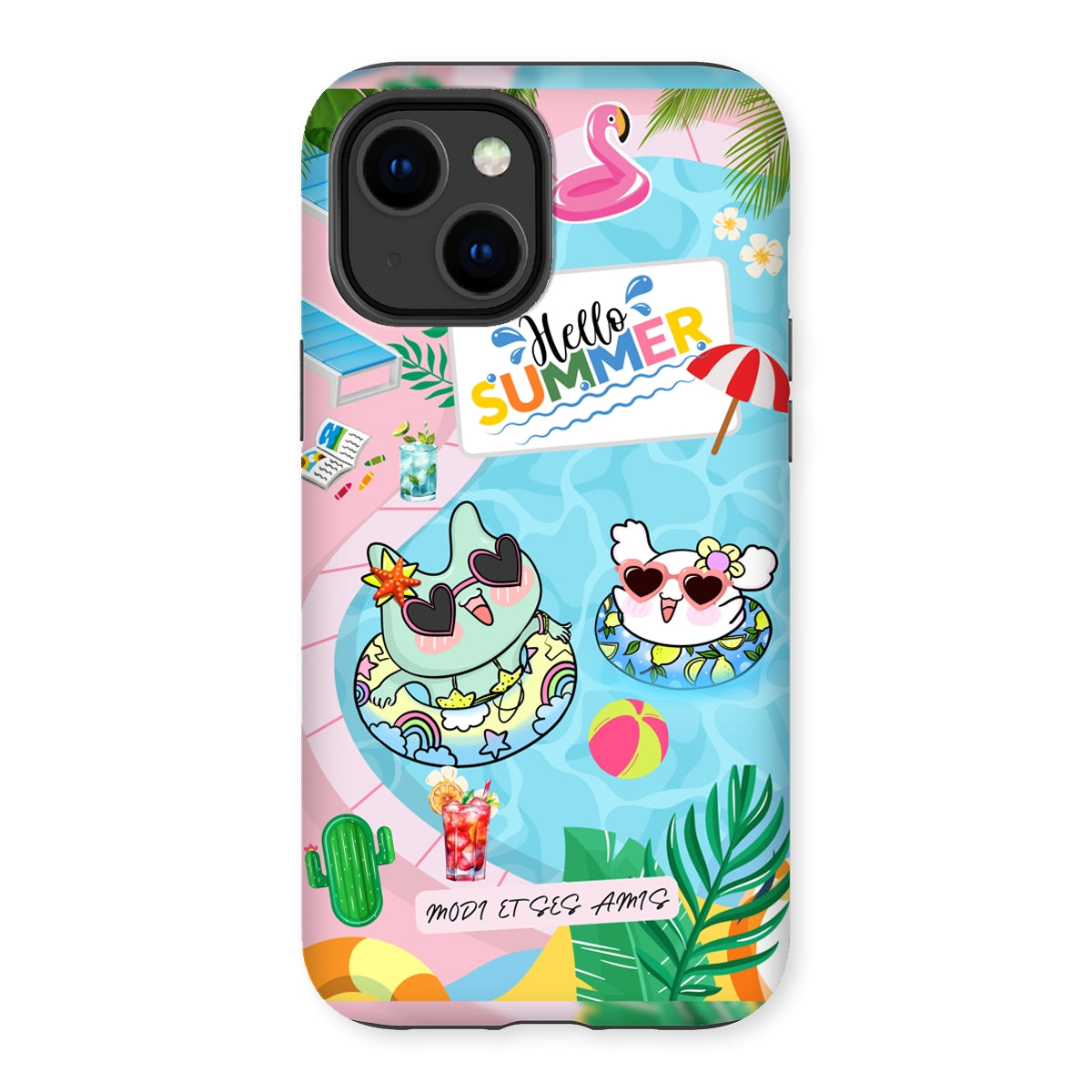 Pink Love Summer Modi et Ses Amis Tough Phone Case