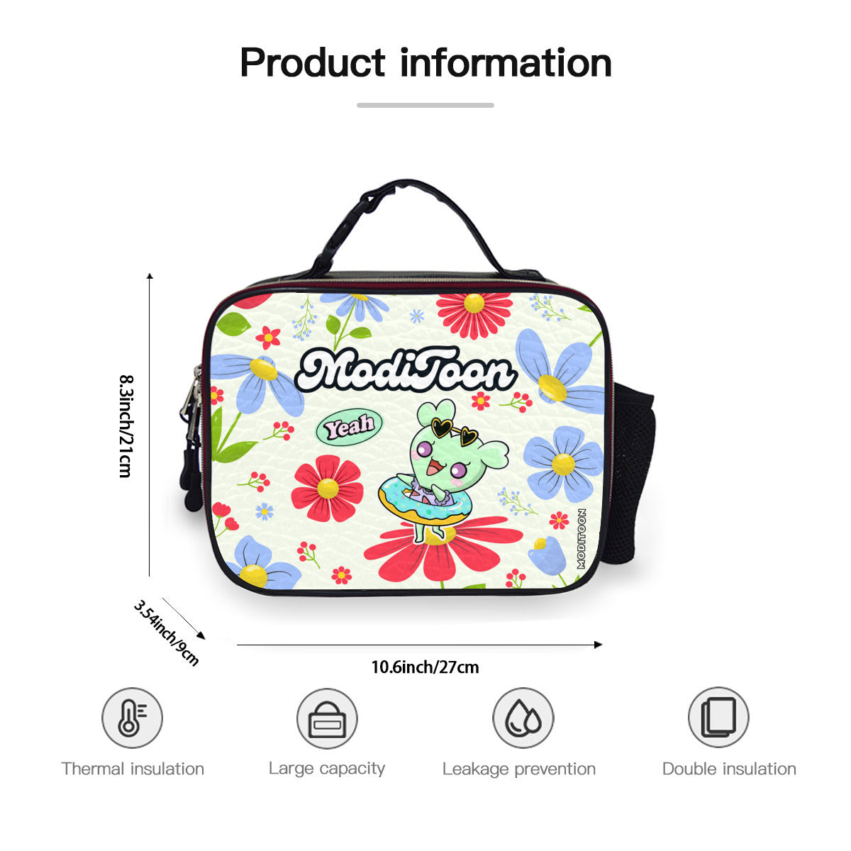 ModiToon Dasoni Blossom Lunch Bag | 모디툰 다소니 도시락가방