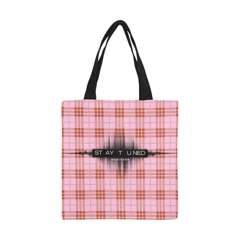 ModiToon Staytuned Check Ecobag [S] 모디툰 스테이튠드 체크 에코백