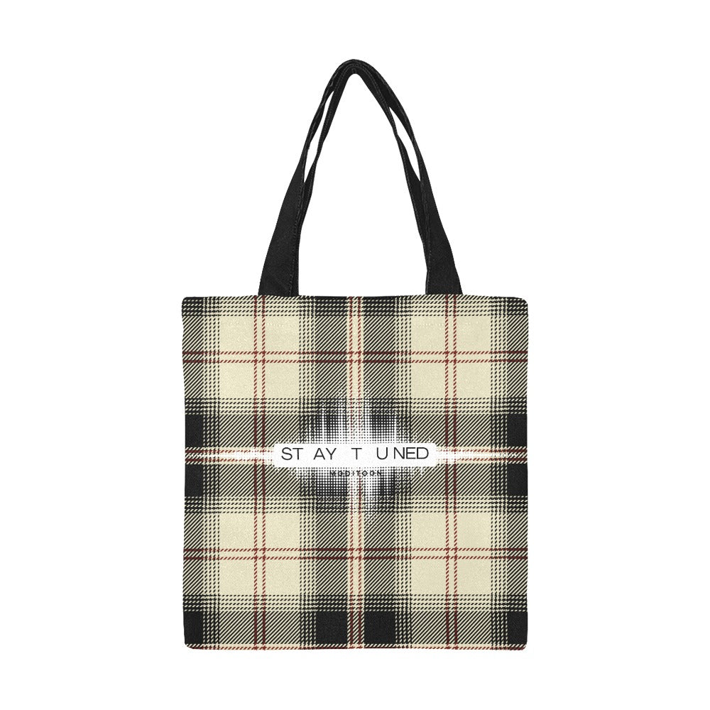 ModiToon Staytuned Check Ecobag [S] 모디툰 스테이튠드 체크 에코백