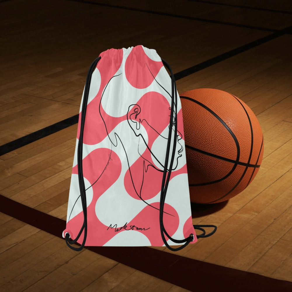 ModiToon Thinker Drawstring Bags  S  | 모디툰 생각하는 사람 드로우스트링 백