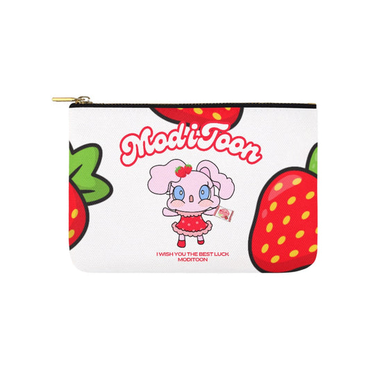 Pochette ModiToon Fraise 모디툰 딸기 파우치