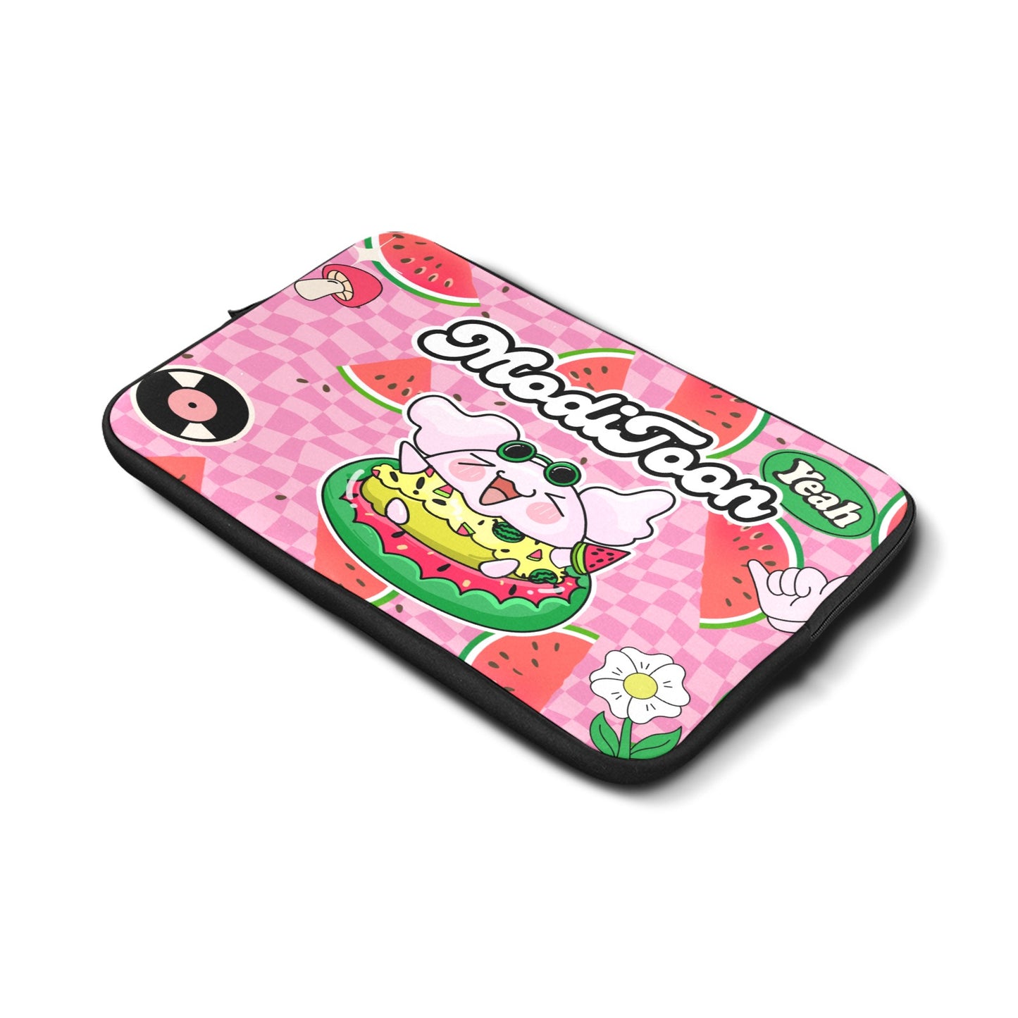 ModiToon Pink Love Custom Sleeve for Laptop 17" | 모디툰 핑크럽 17인치 노트북 가방